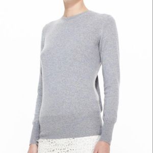 Burberry Prorsum black cashmere cotton blend sweater with an open back